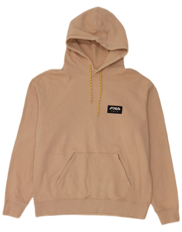 Pulover Fila pentru bărbați Graphic Loose Fit, mare, bej