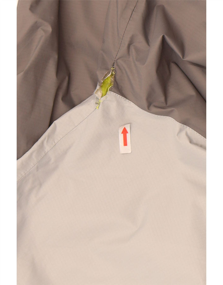 Jachetă de ploaie cu glugă pentru bărbați The North Face UK 38 Medium Gri Nylon Colorblock