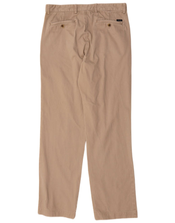 Pantaloni de costum pentru bărbați Gant L33 L34, bej, bumbac