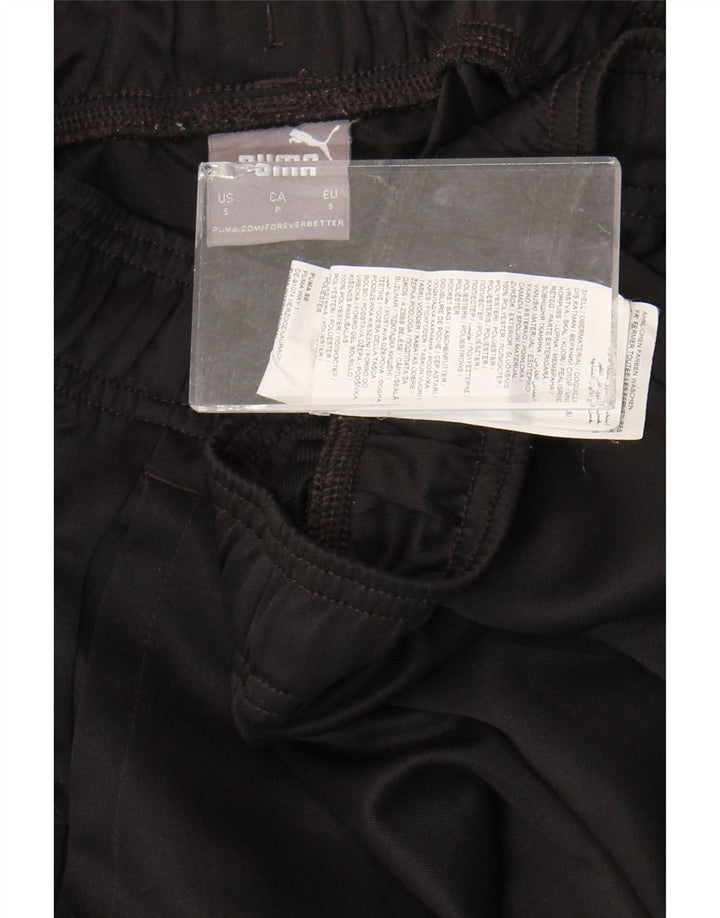 Pantaloni de trening PUMA pentru bărbați, poliester negru mic