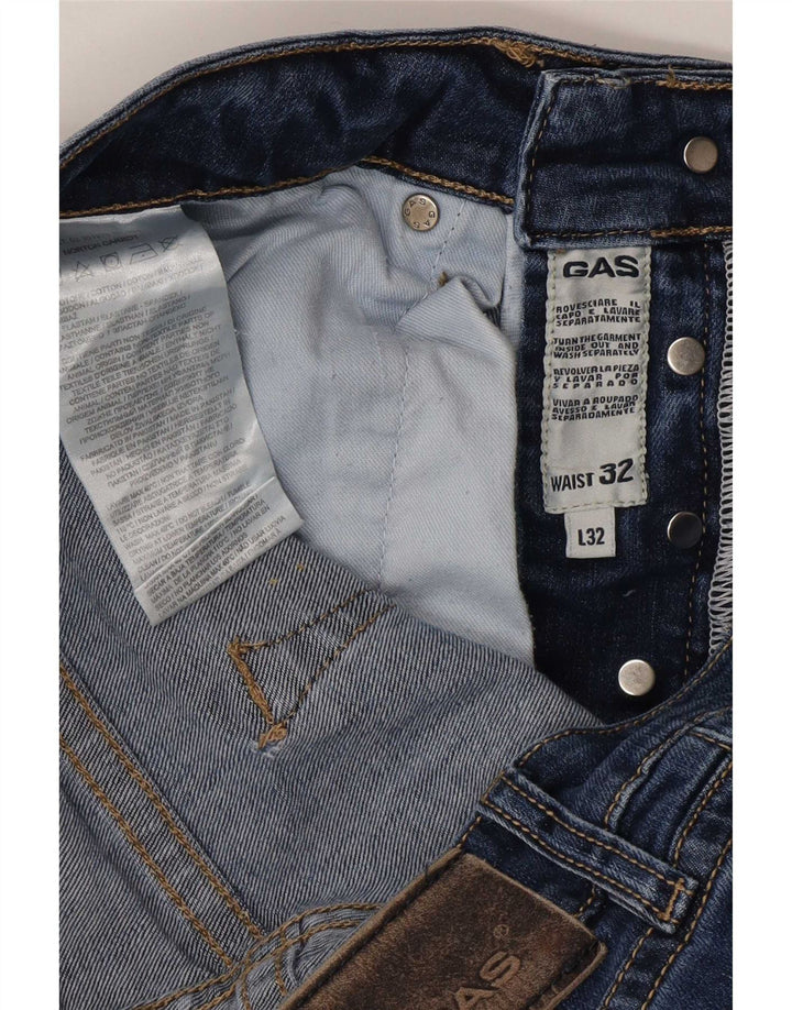 Blugi slim pentru bărbați Gap Distressed W32 L32 Bumbac albastru