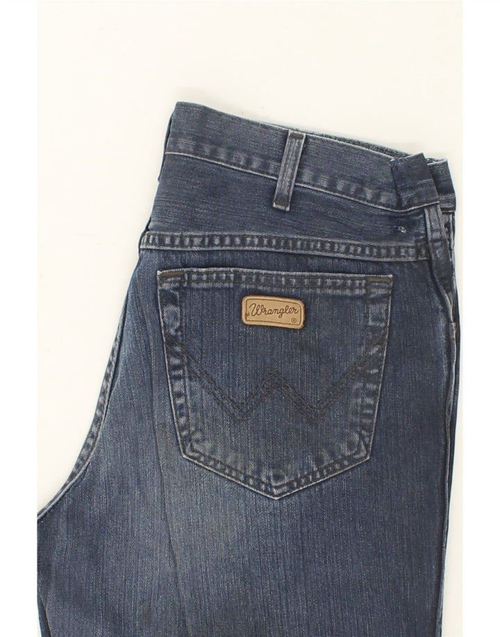 WRANGLER Mens Cropped Jeans W33 L27 Blue Cotton Vintage Wrangler and Second-Hand Wrangler from Messina Hembry 