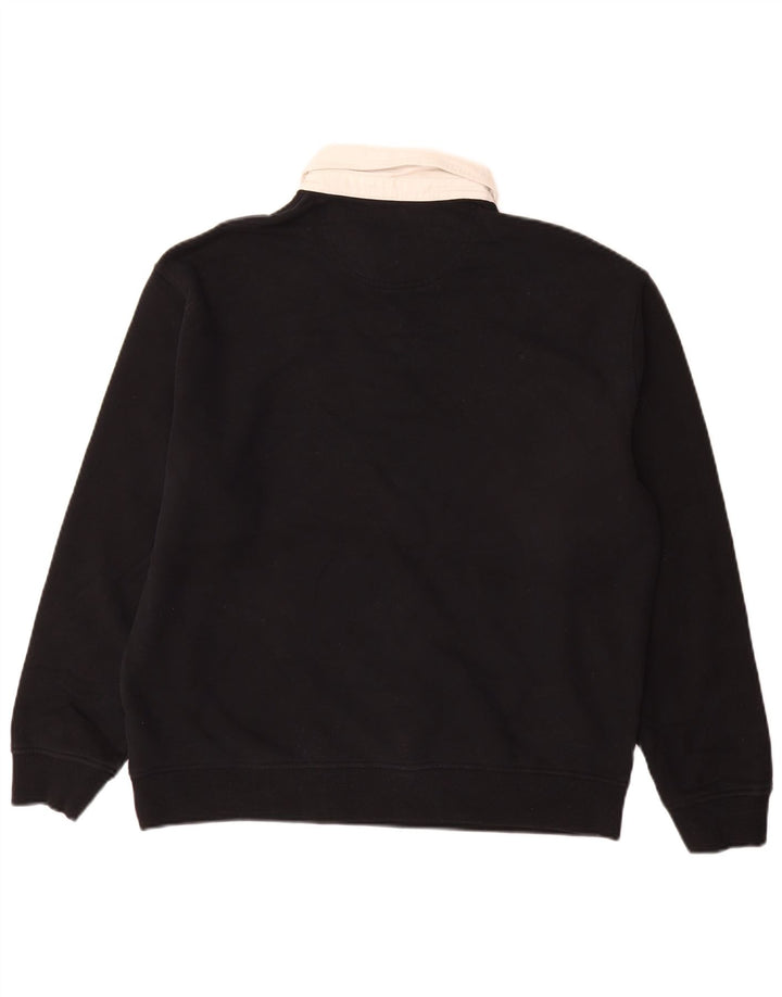 Pulover pentru bărbați Marks & Spencer Relaxed Fit Pulover mare negru Colorblock