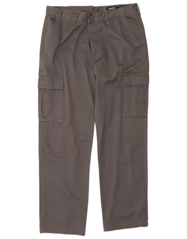 Pantaloni cargo drepti pentru bărbați Gas W36 L31 bumbac gri