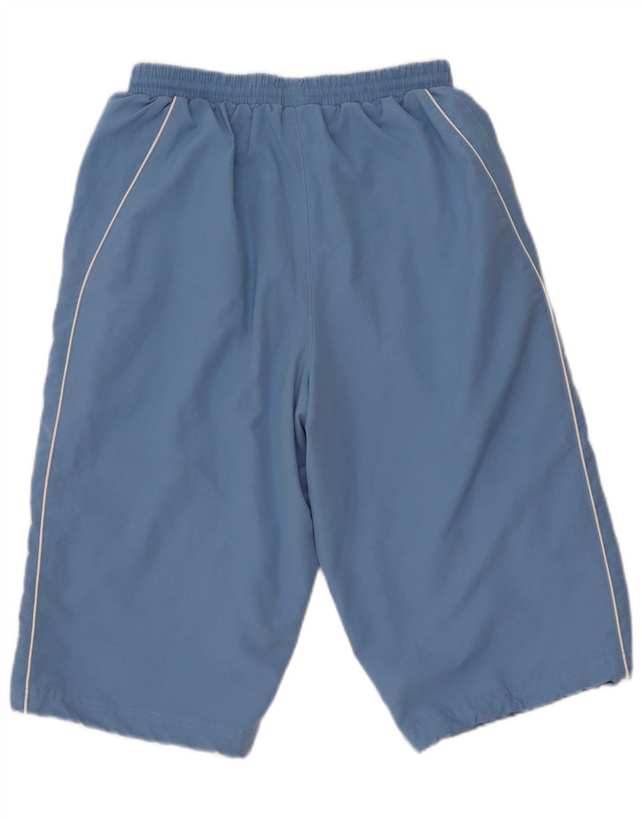 Pantaloni scurți sport grafic Umbro pentru bărbați, poliester albastru mediu