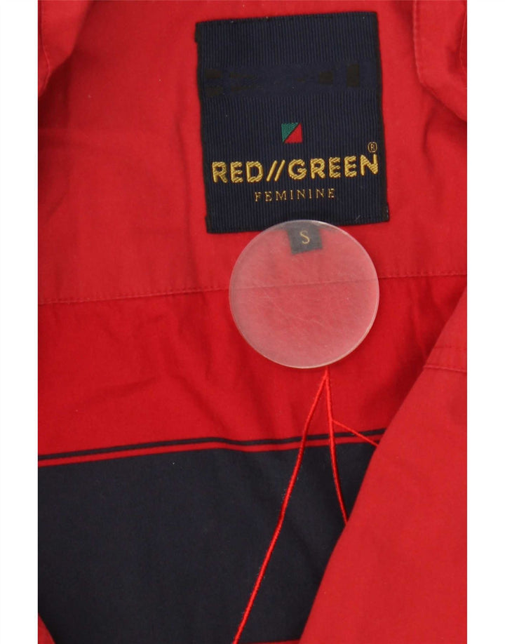 Gilet Vintage pentru femei UK 10 Small Red