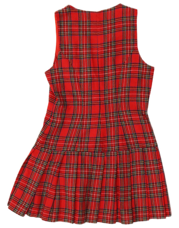 Rochie A-Line fără mâneci Pinko pentru femei UK 12 Medium Red Check