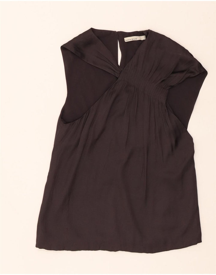 Bluză fără mâneci pentru femei Karen Millen UK 8 Poliester negru mic