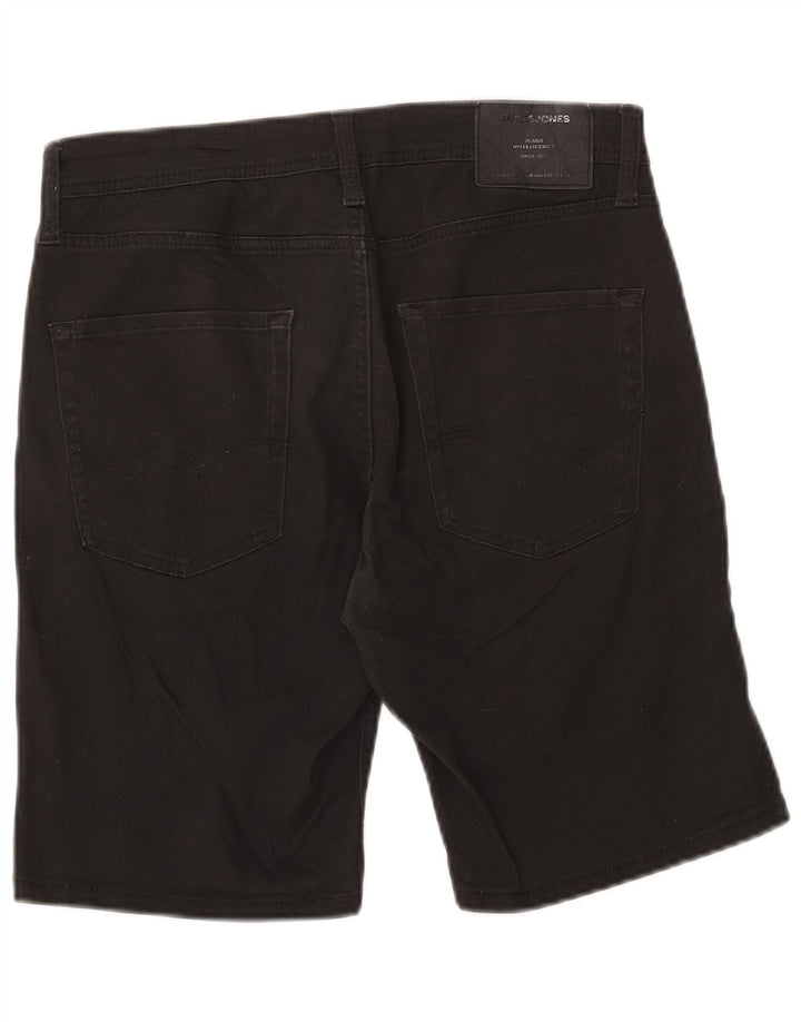 Jack & Jones Pantaloni scurți obișnuiți pentru bărbați, mediu W32, bumbac negru