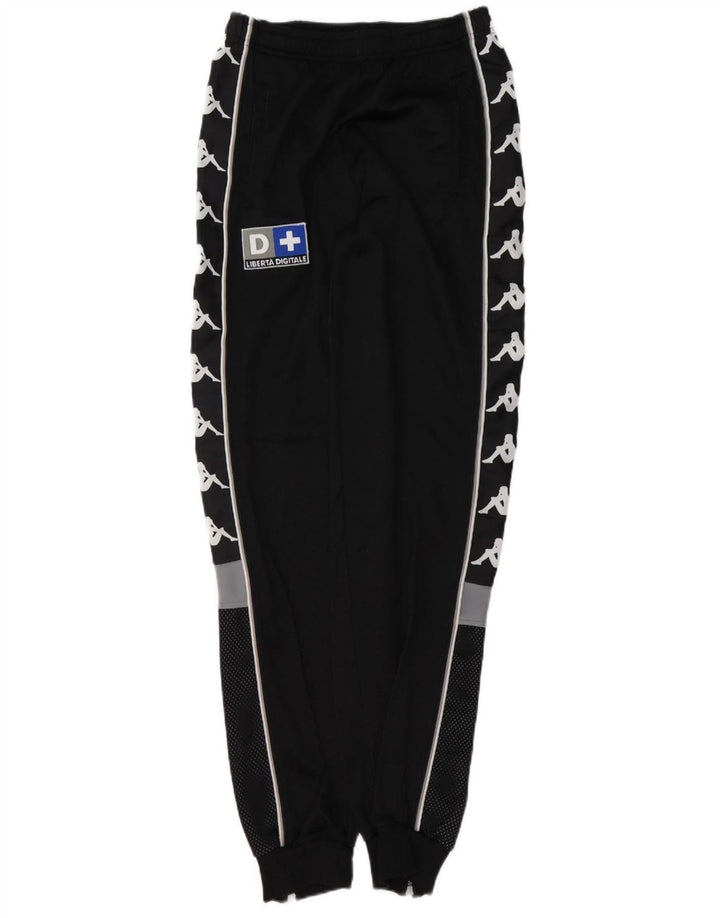 Pantaloni de trening KAPPA Gara pentru bărbați Joggeri mici, negru, color block