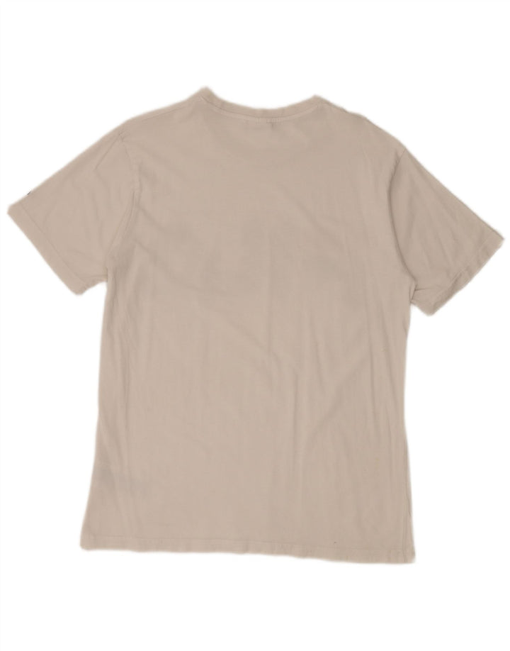 Tricou cu grafic Fila pentru bărbați Top Medium Alb Bumbac