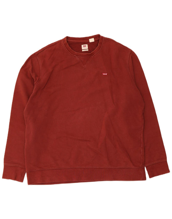 Pulover Levi's Standard pentru bărbați, XL, bumbac maro