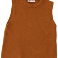 Zara Womens Vest Tank Top UK 12 Maro Mediu Acrilic