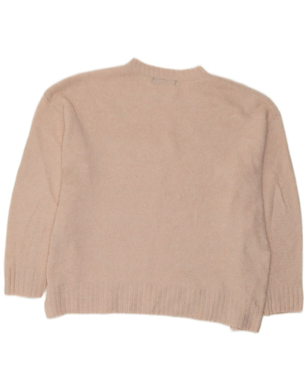 Marks & Spencer Pulover supradimensionat pentru femei cu gâtul turnat, UK 16, mare, roz
