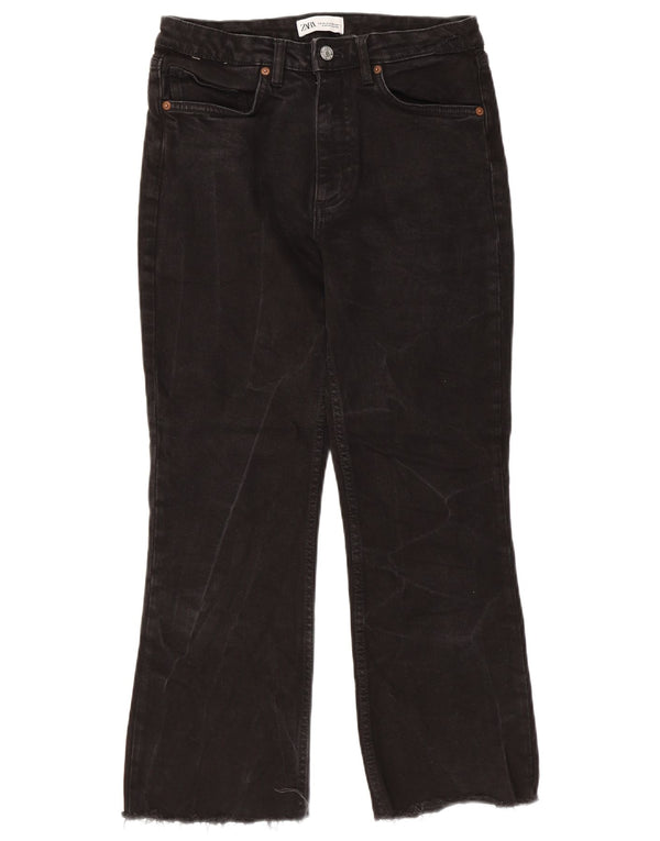 Blugi Bootcut ZARA pentru Damă EU 36 XS W26 L25 Negri
