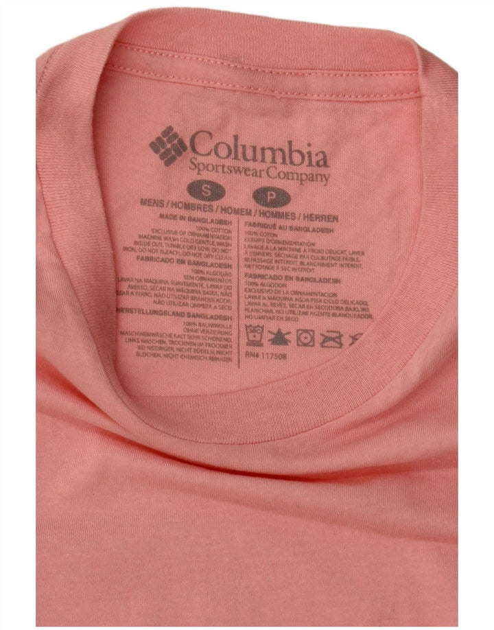 Tricou grafic Columbia pentru bărbați Top mic roz