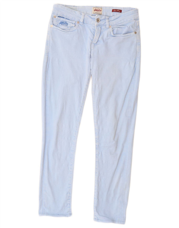Blugi Superdry Super Skinny pentru femei W26 L27 Albastru