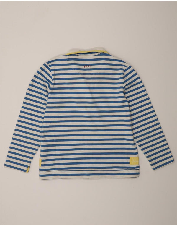 Pulover pentru damă Joules, cu ajustare clasică, UK 14, bumbac mare cu dungi albastre