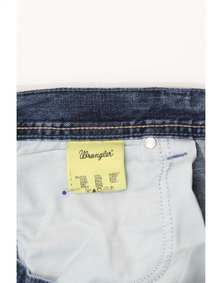 Blugi Wrangler pentru bărbați Wesley Regular Straight W36 L32 Bumbac albastru
