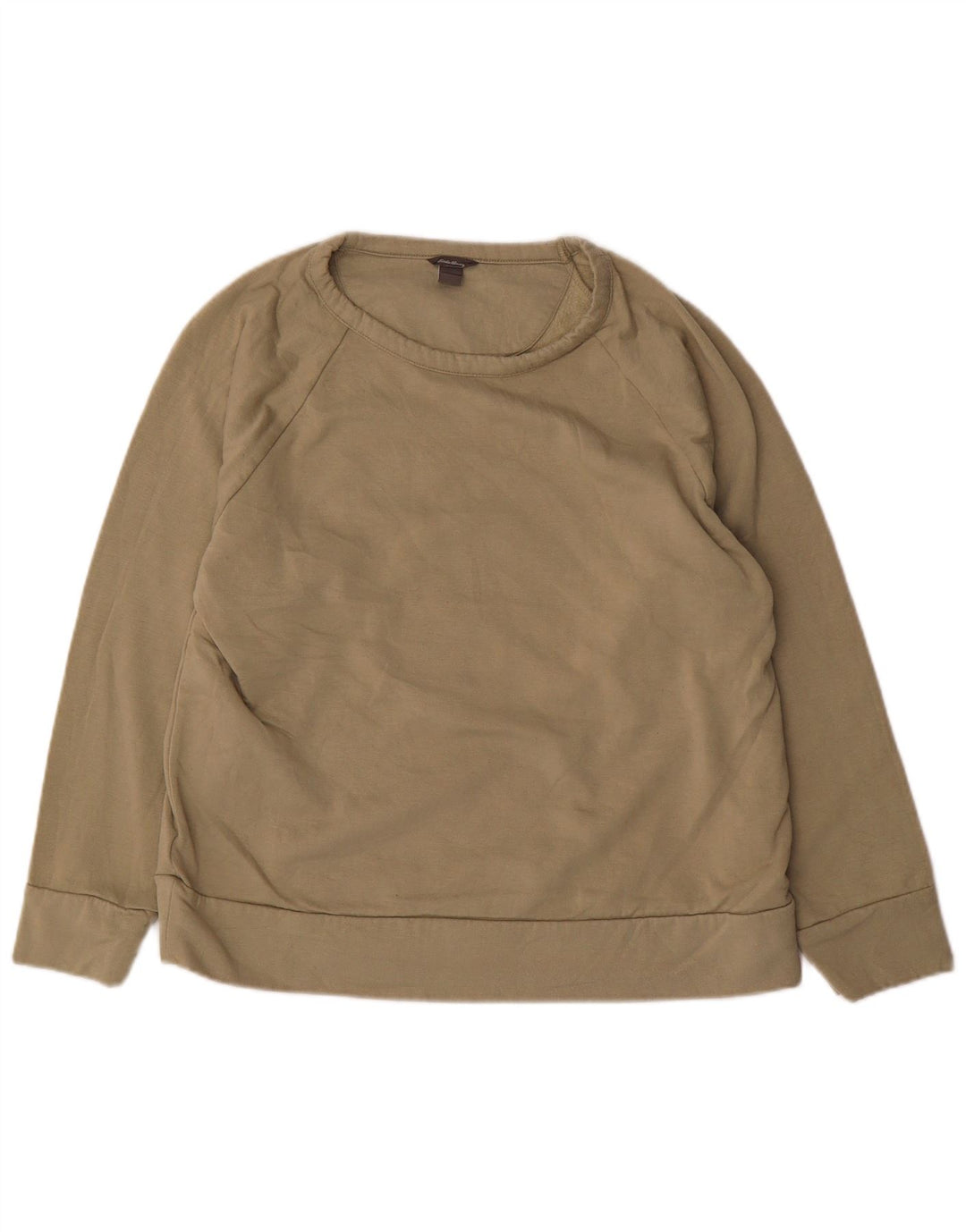 EDDIE BAUER Pulover pentru damă pentru femei UK 16 Poliester kaki mare