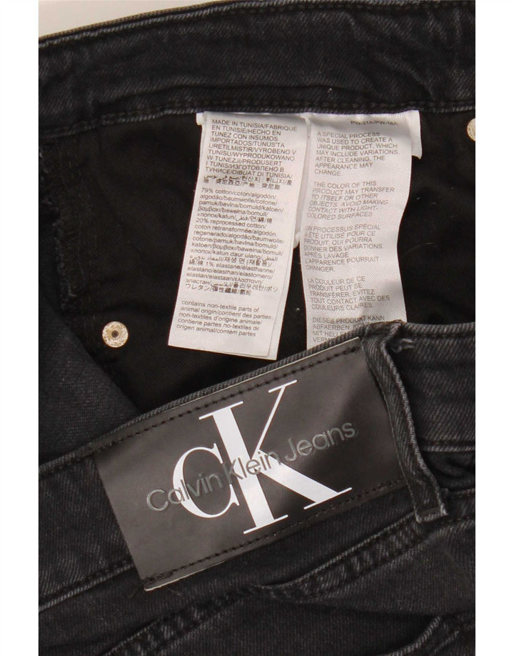 Blugi slim pentru bărbați Calvin Klein W33 L32 bumbac negru