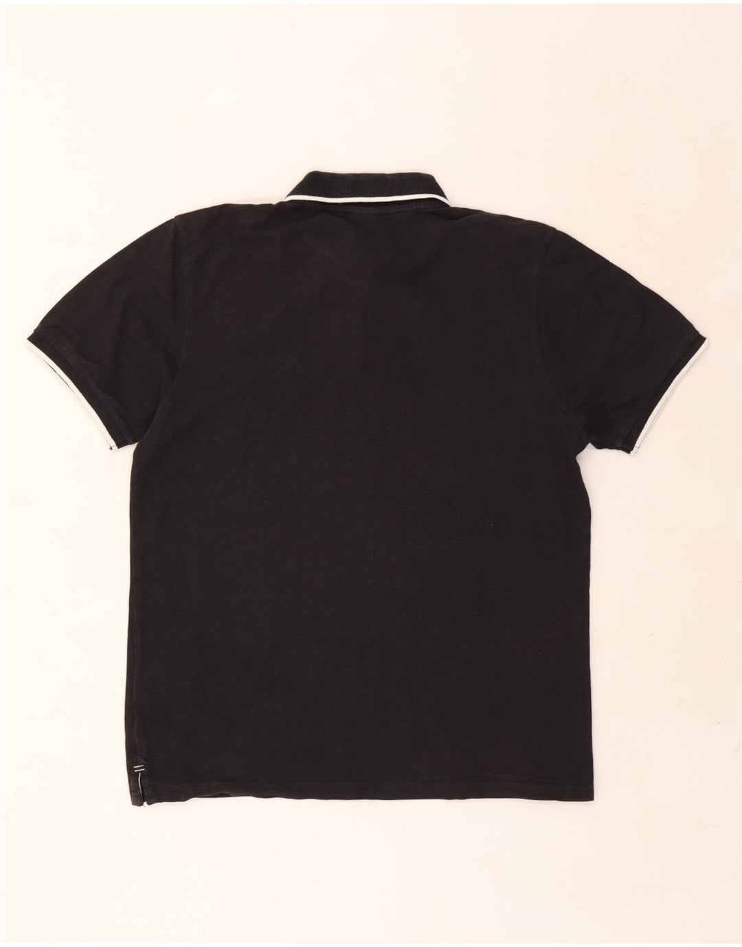 Tricou polo North Sails pentru bărbați, bumbac mediu negru
