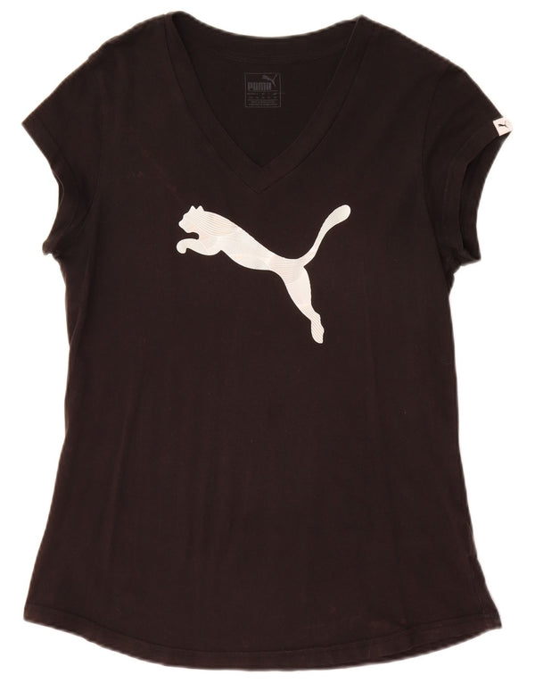 Tricou grafic Puma pentru femei Top UK 14 Large Black