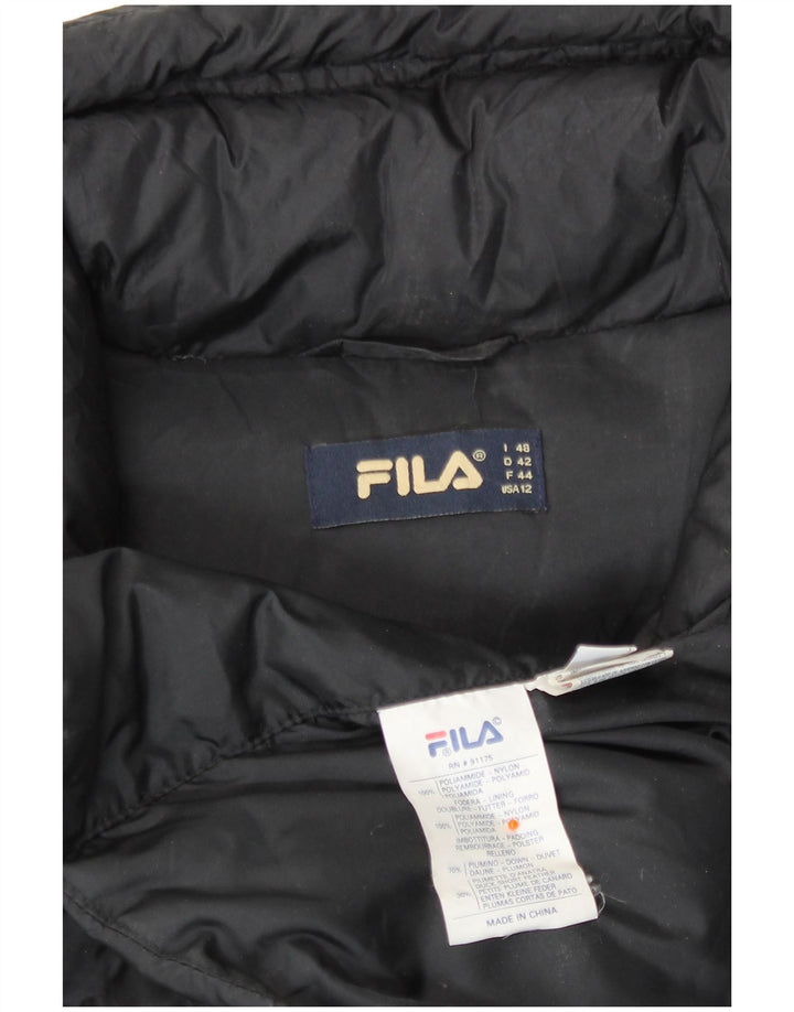 Palton căptușit pentru femei Fila IT 48 XL Poliamidă neagră