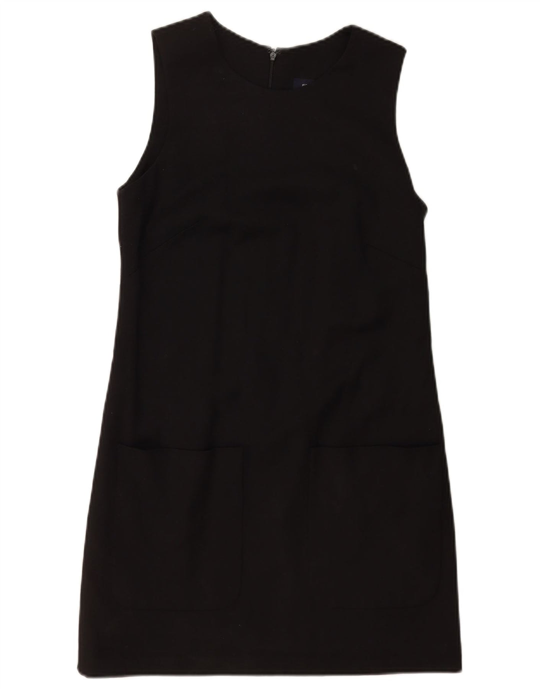 Rochie schimbătoare fără mâneci pentru femei French Connection UK 10 Lână neagră mică