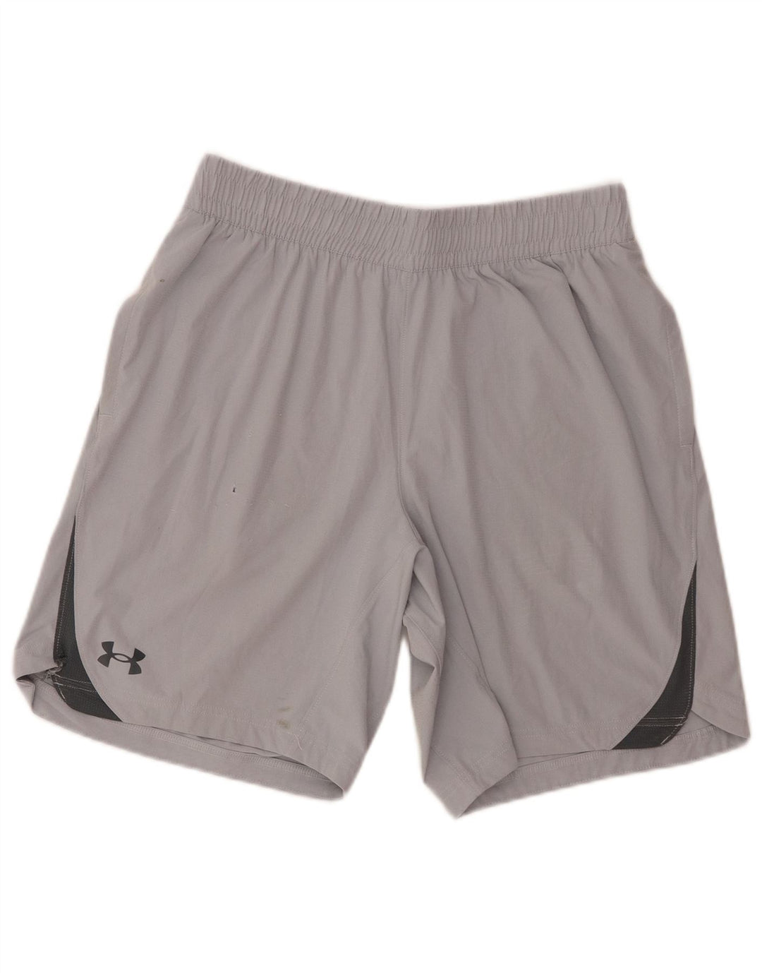 Pantaloni scurți sport grafic Under Armour pentru bărbați, gri mediu, poliester color bloc