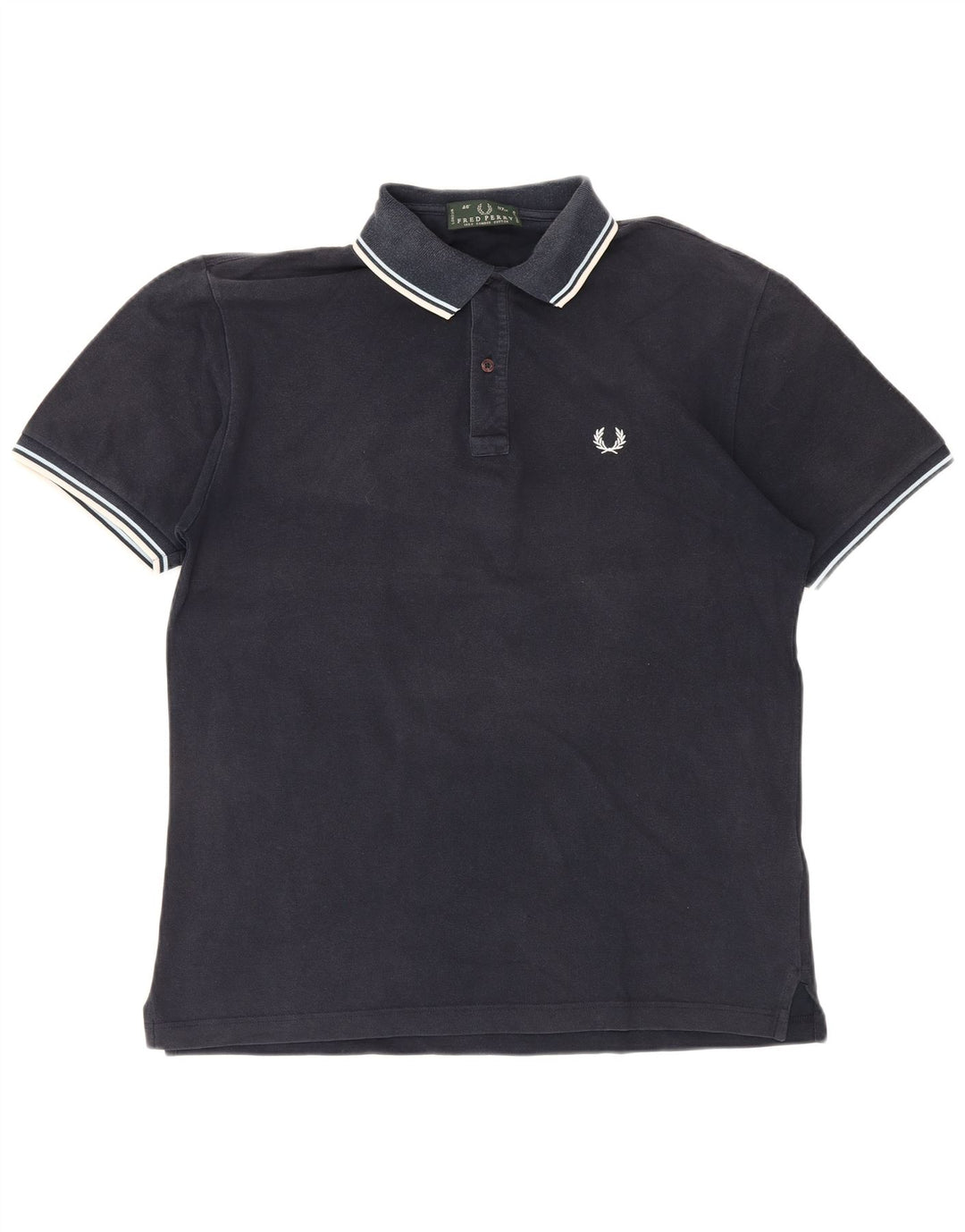 Cămașă polo Fred Perry pentru bărbați, mare, albastru bleumarin, bumbac