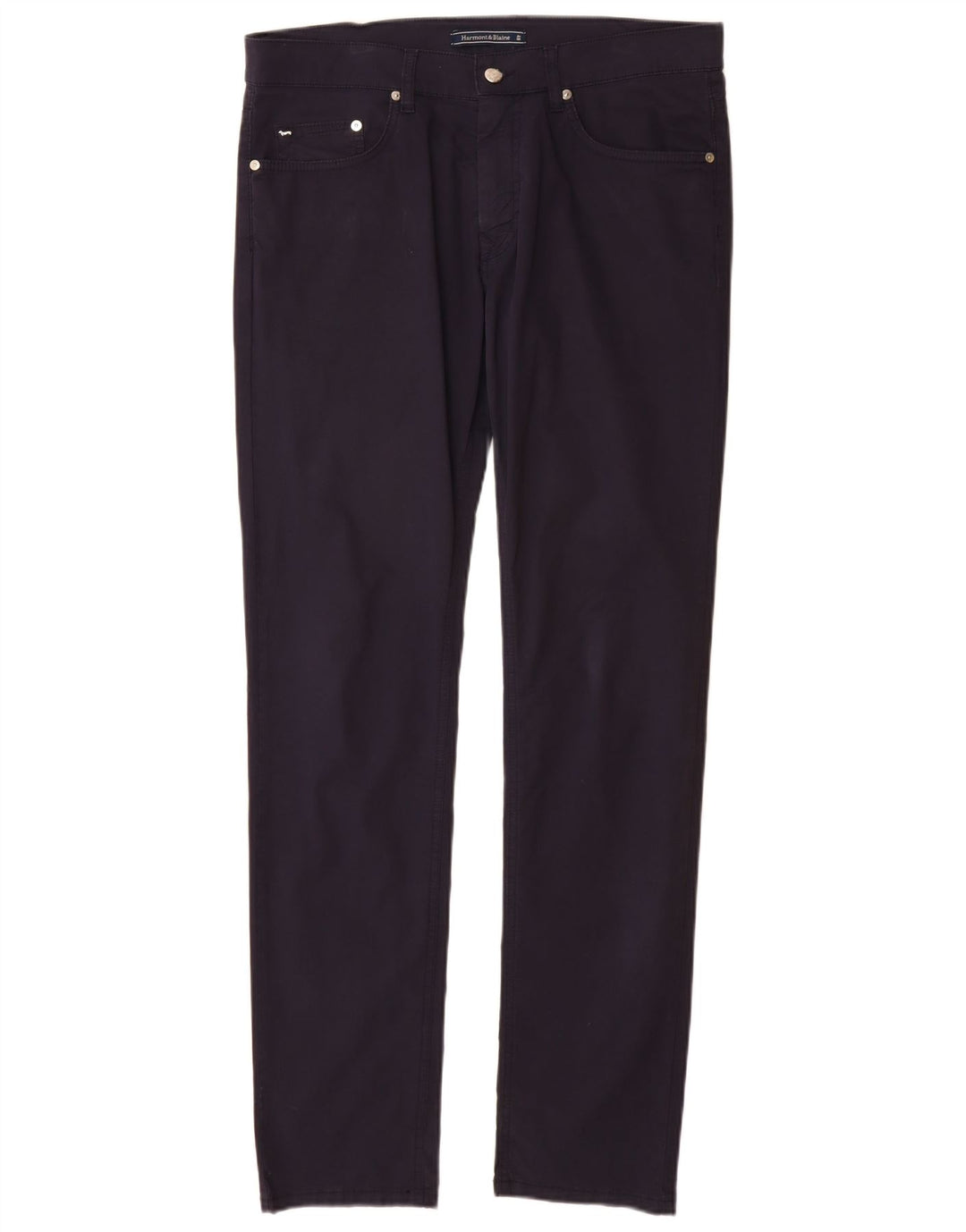Pantaloni casual slim pentru bărbați Harmont & Blaine IT 48 Medium W32 L33 Bleumarin