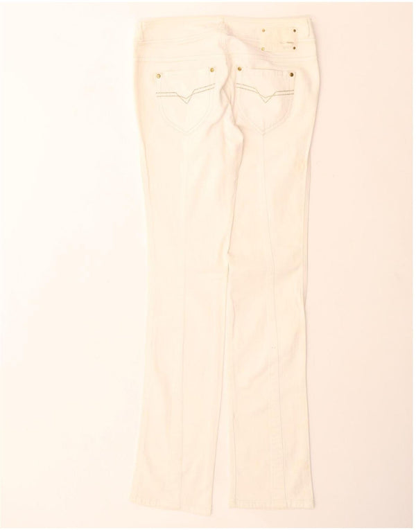 DIESEL Blugi drepti Rokket pentru femei W29 L34 bumbac alb