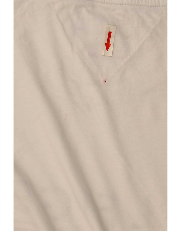 Tricou grafic Tommy Hilfiger pentru bărbați Top, mediu, alb, bumbac