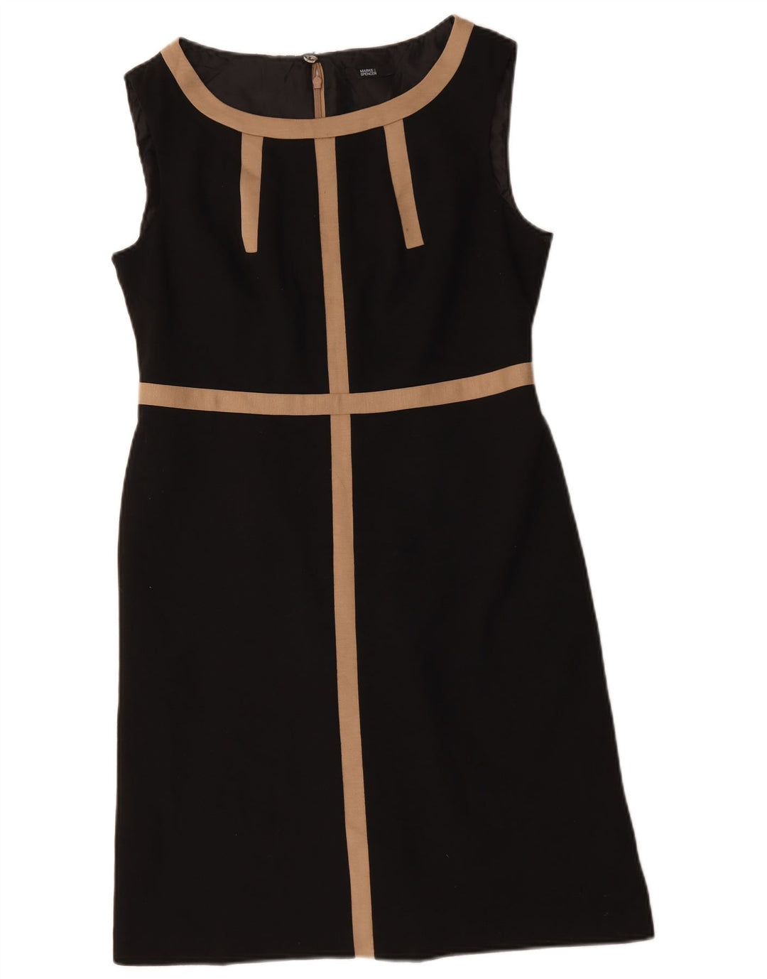 Rochie fără mâneci pentru femei Marks & Spencer UK 14 Medium Black Dunge