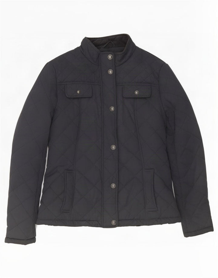 Jachetă matlasată pentru femei Fat Face UK 12 Medium Bleumarin Poliester