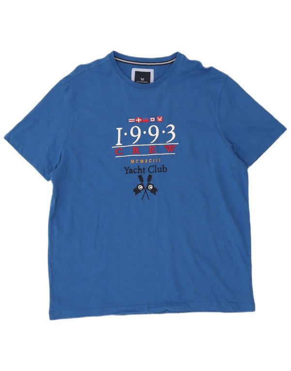 Crew Clothing Tricou grafic pentru bărbați Top XL Bumbac albastru