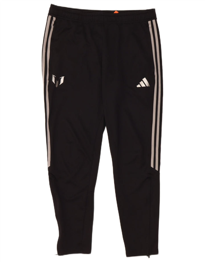 Pantaloni de trening Adidas pentru bărbați MESSI, mari, negru, poliester