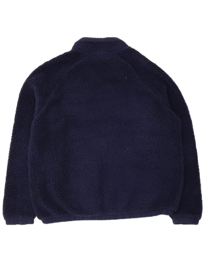 Jachetă pentru bărbați Fila Fleece UK 42 XL Bleumarin Poliester