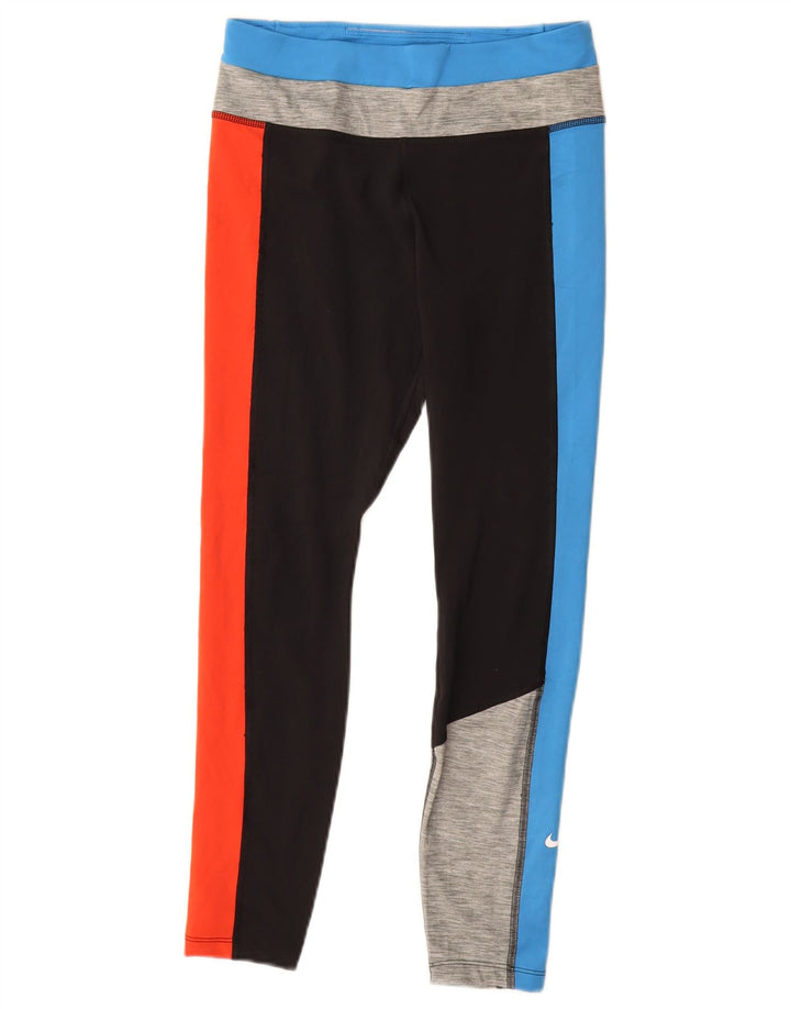 Leggings Nike Dri Fit pentru femei UK 12 Medium Multicolor Colorblock