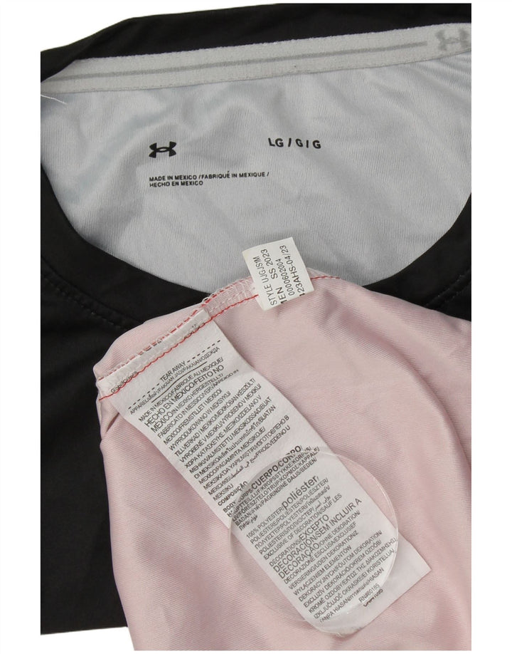Tricou grafic pentru bărbați UNDER ARMOUR Top mare, roșu, poliester color bloc