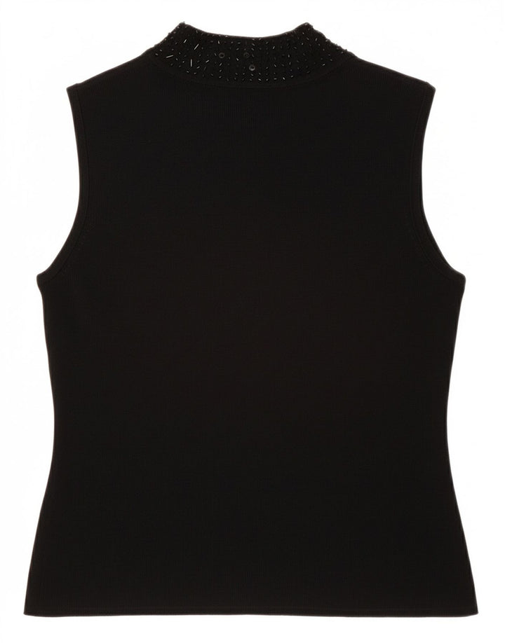 SKY DESIGN Bluză fără mâneci pentru femei US 2 XS Rayon negru