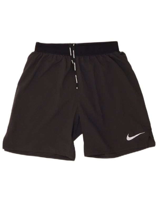 Pantaloni scurți sport Nike Dri Fit pentru bărbați, poliester negru mic