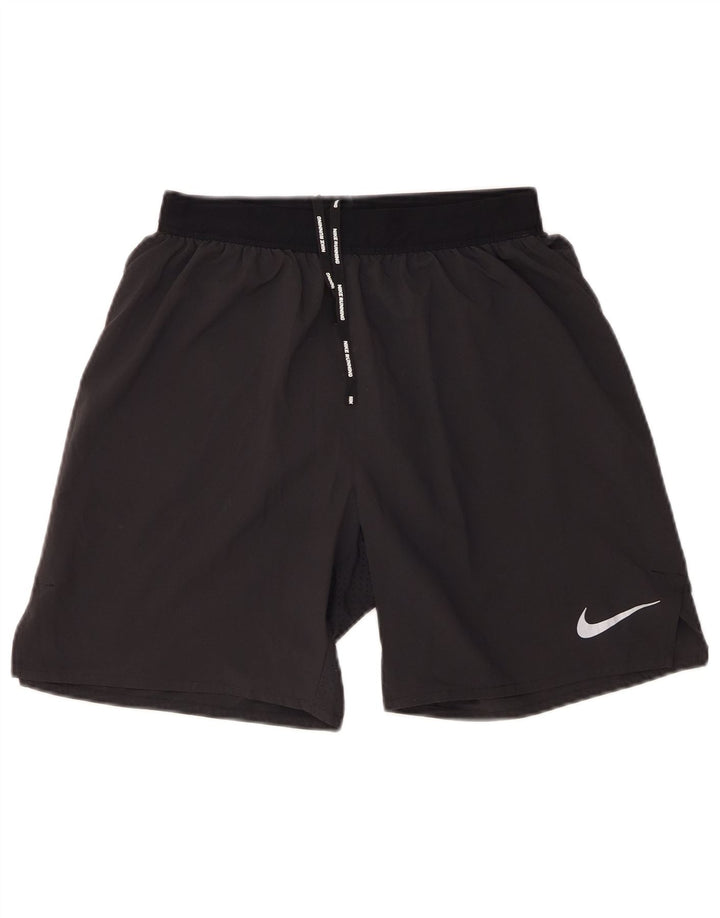 Pantaloni scurți sport Nike Dri Fit pentru bărbați, poliester negru mic