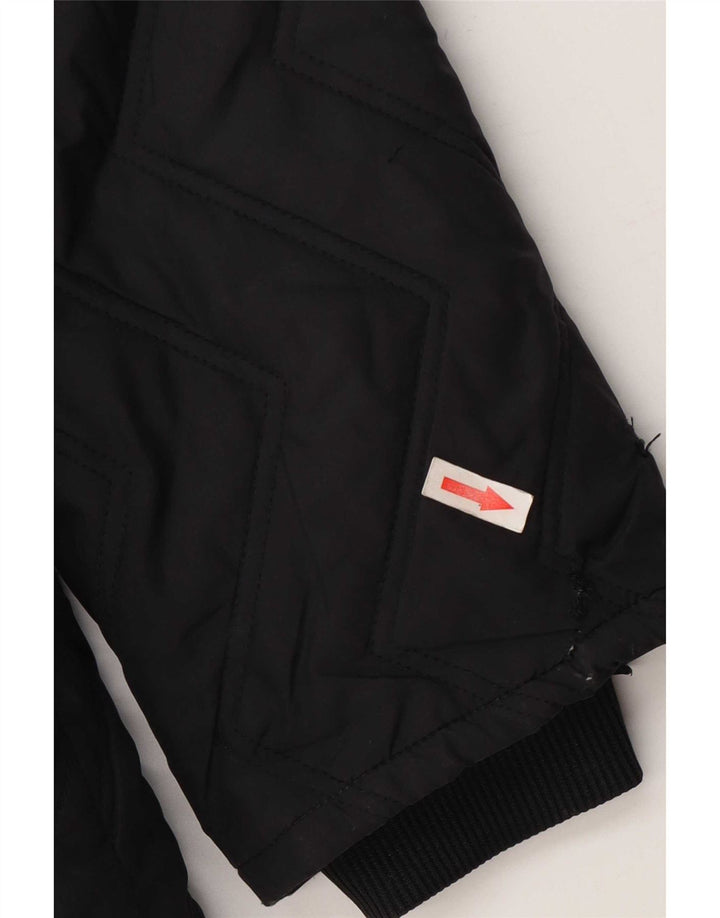 Jachetă căptușită pentru femei Adidas UK 12 Poliester mediu negru