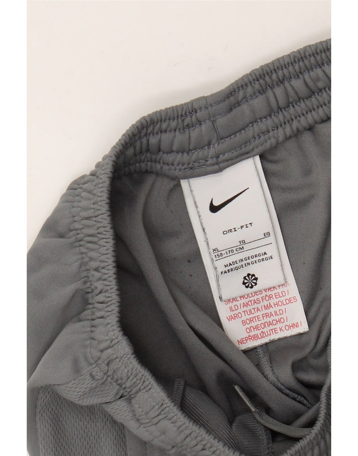 Pantaloni de trening Nike Dri Fit pentru băieți 13-14 ani XL poliester gri