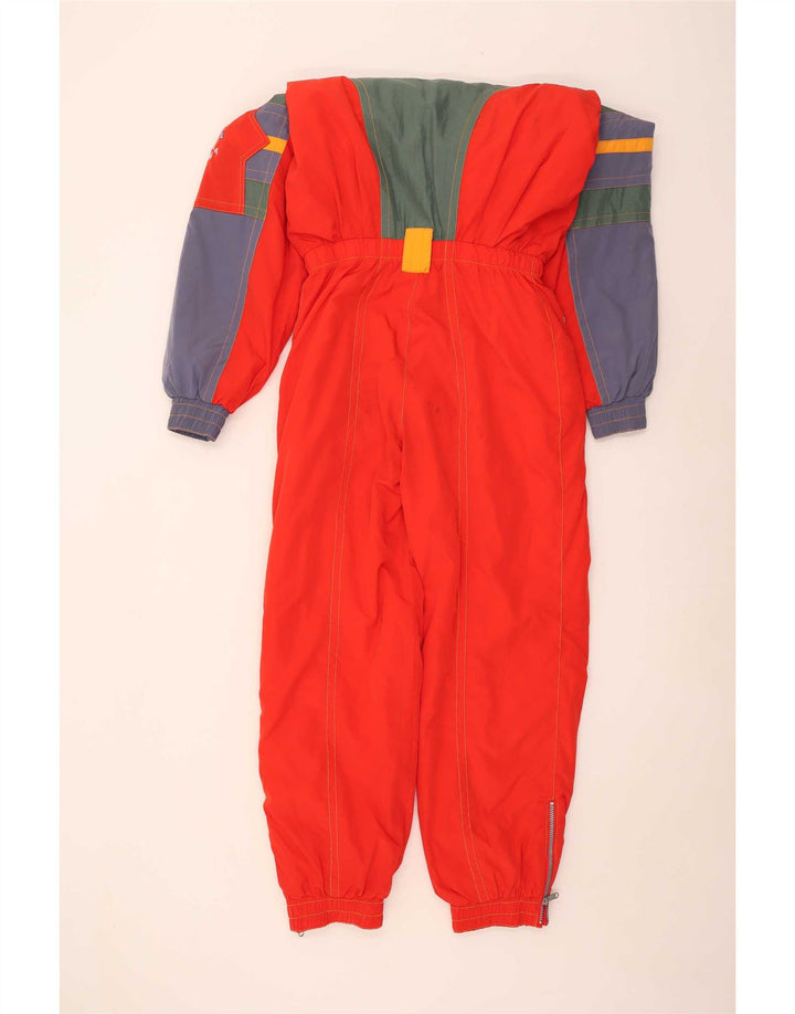 Ninety Eight Salopetă de schi pentru bărbați UK 40 Medium Red Colorblock Poliester