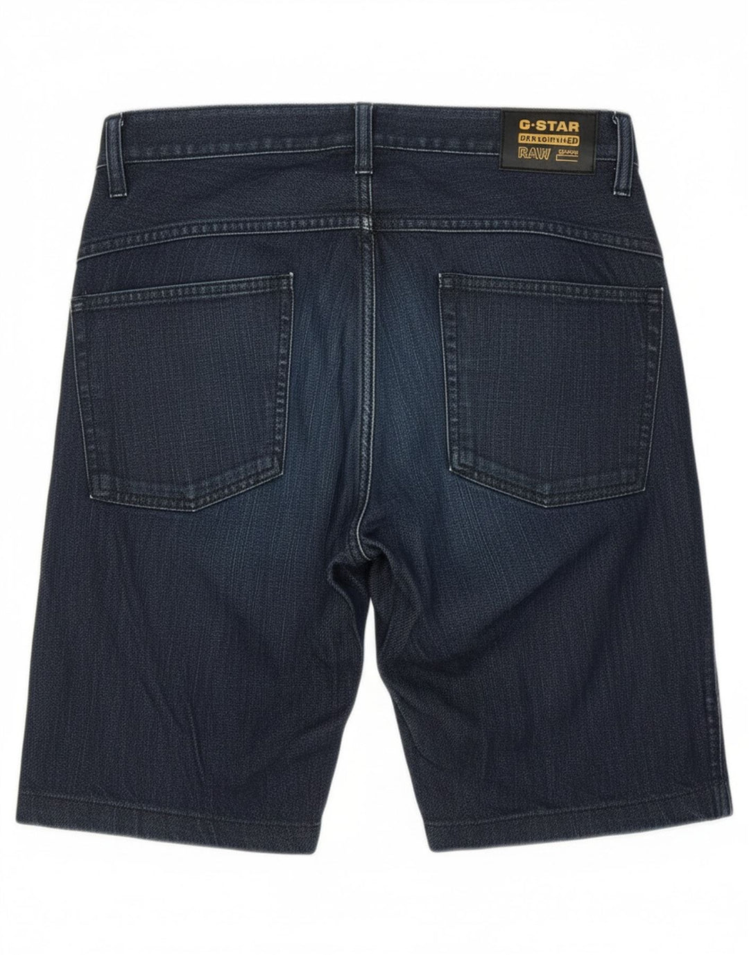 G-STAR Mens Denim Shorts W30 Medium Navy Blue Cotton