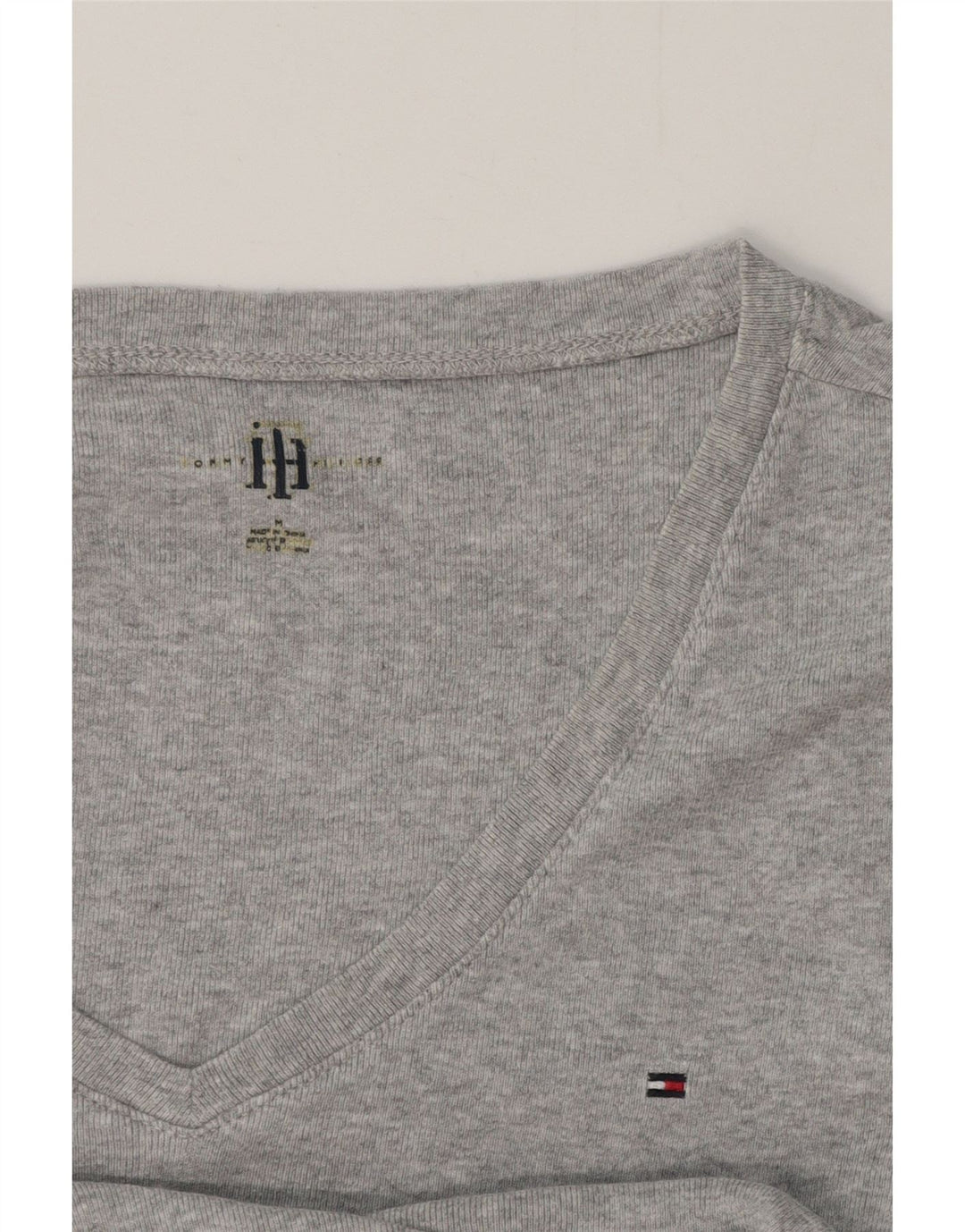 TOMMY HILFIGER Tricou pentru femei Top UK 12 Medium Gri