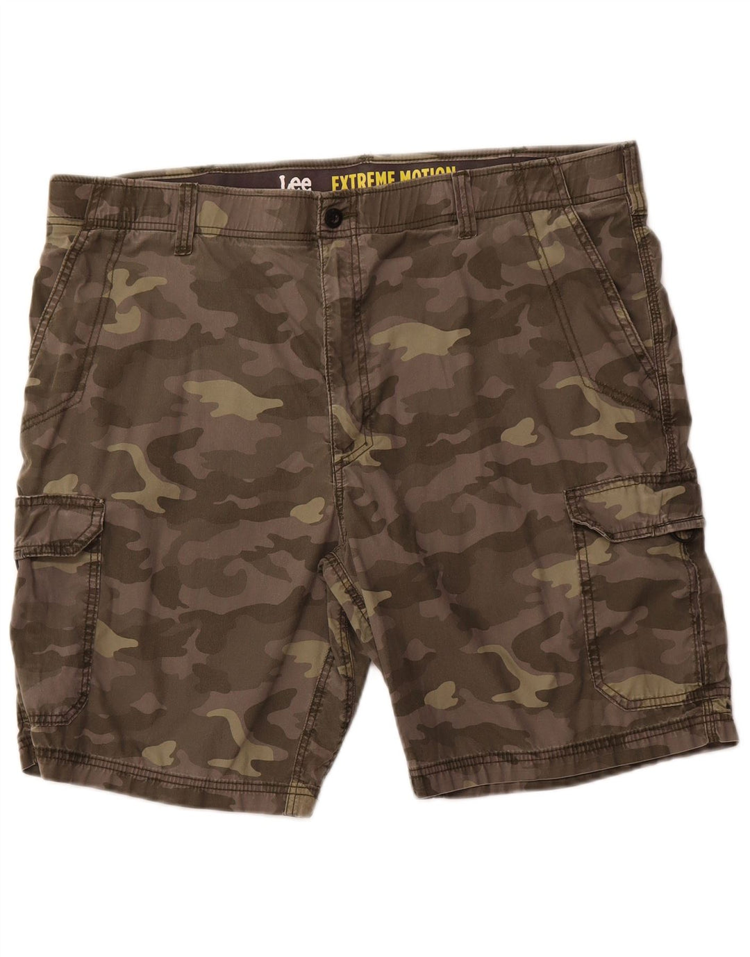 Pantaloni scurți LEE Extreme Motion Cargo pentru bărbați W42 2XL, bumbac camuflat kaki